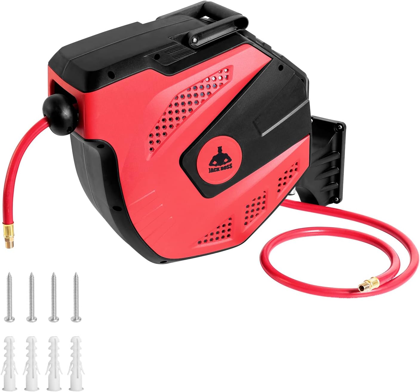 Jack Boss Retractable Air Hose Reel 50ft,3/8