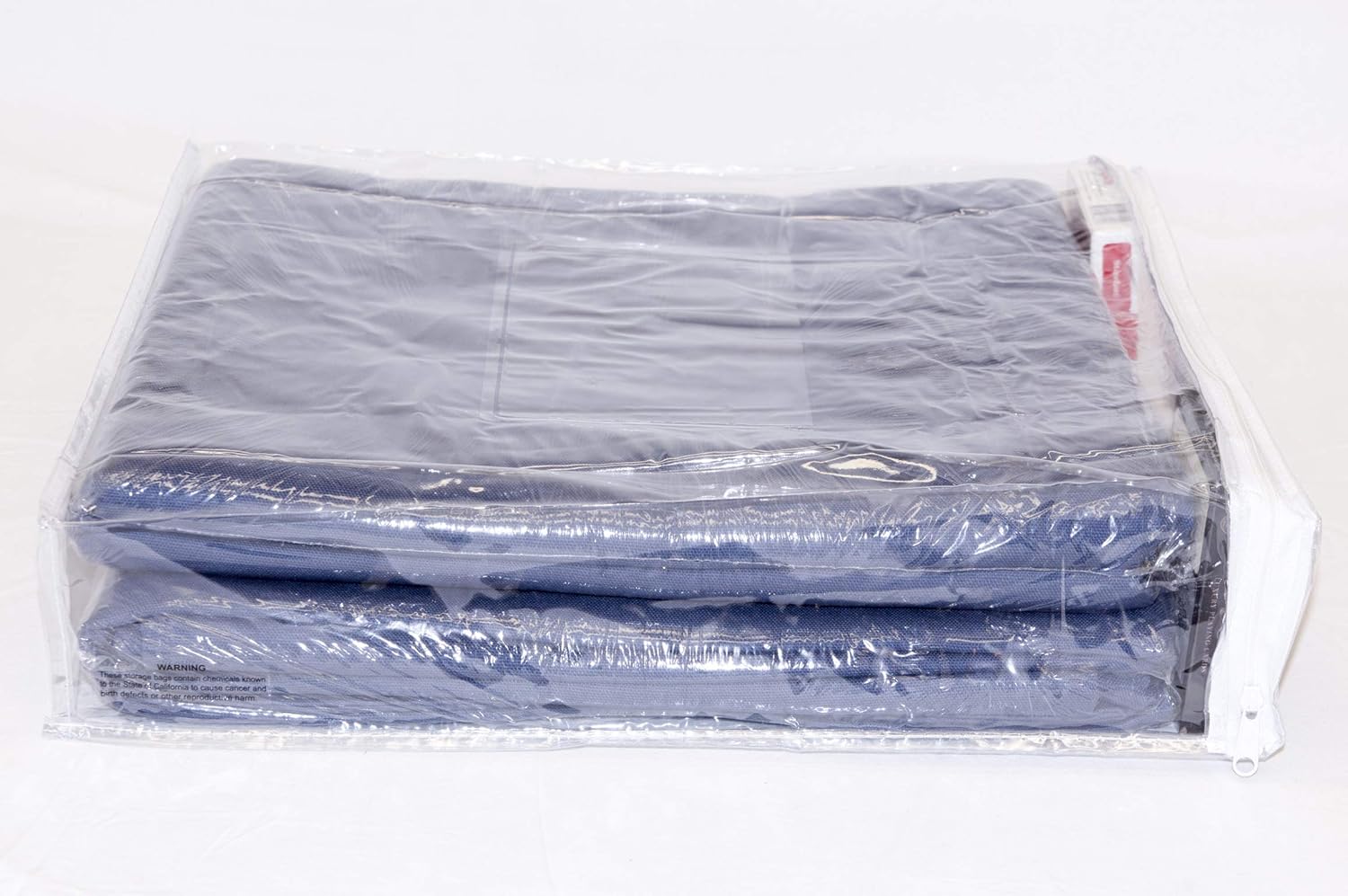 Clear Vinyl Zippered Storage Bags 12 x 15 x 3 Inch 10-Pack with Handle and Pockets