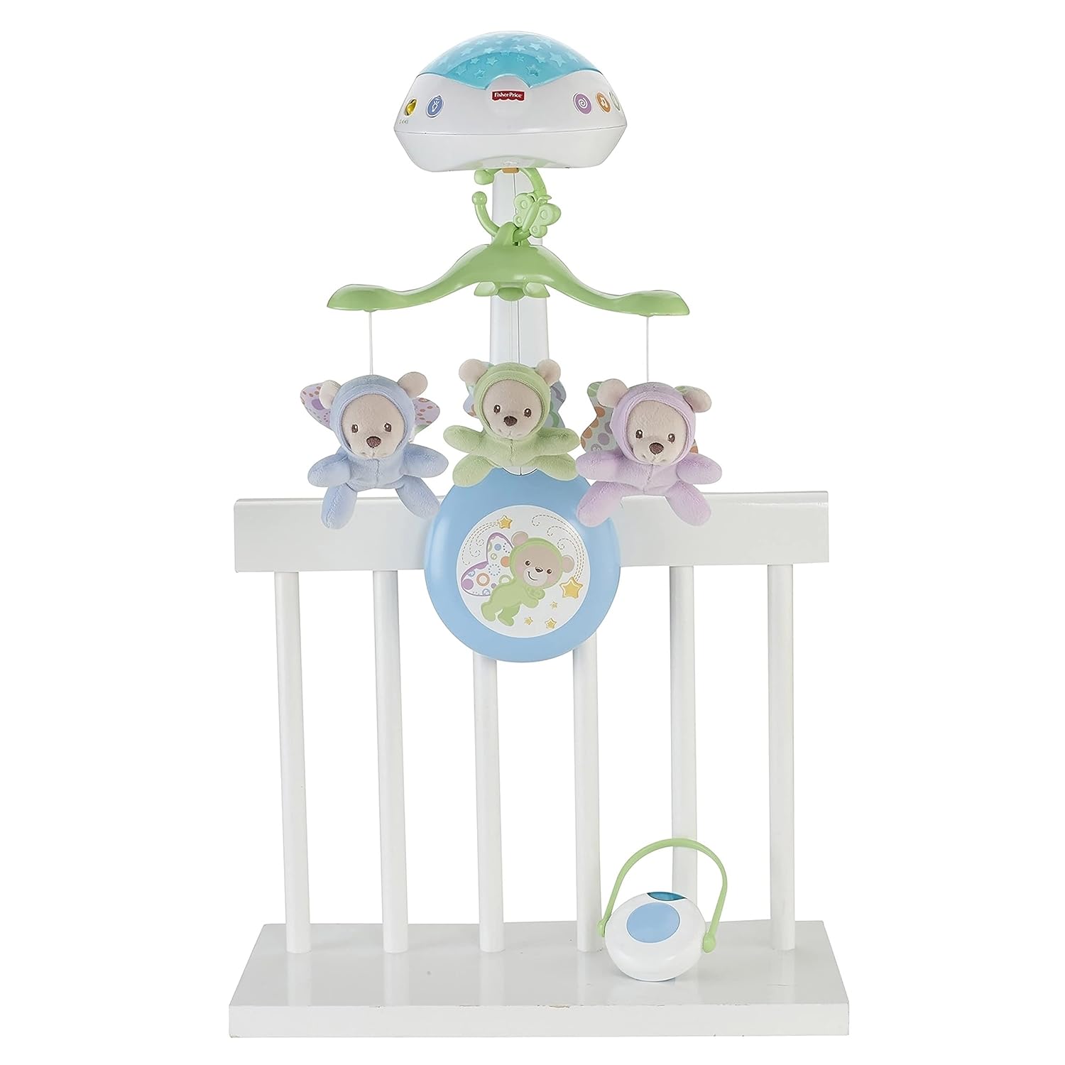 Fisher-Price Butterfly 3-in-1 Projection Mobile Crib Toy Pack of 2
