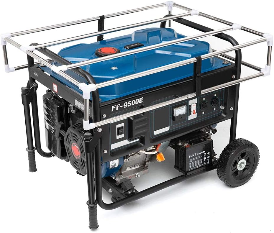 IGAN Generator Tent Running Cover, Ultra Heavy Duty Tarpaulin Enclosure, Portable All-Weather Generator Rain Shelter for Most 3500w-12000w generators, Black-1