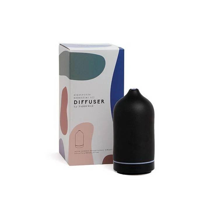Paddywax Black Essential Oil Electric Diffuser