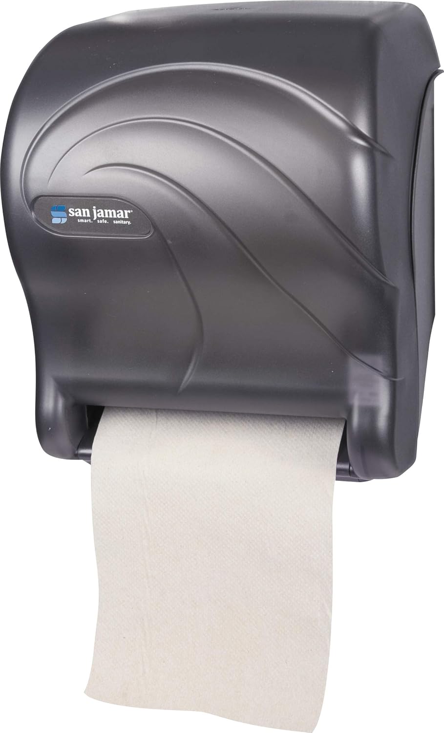 CARLISLE FOODSERVICE PRODUCTS San Jamar T8090TBK Tear-N-Dry Essence Oceans Hands Free Paper Towel Dispenser, Black Pearl Pack of 2