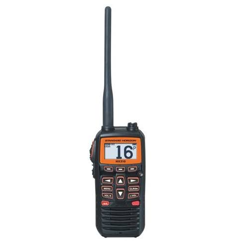Standard Horizon HX210 6 Watt Compact Floating Handheld Marine VHF Rad
