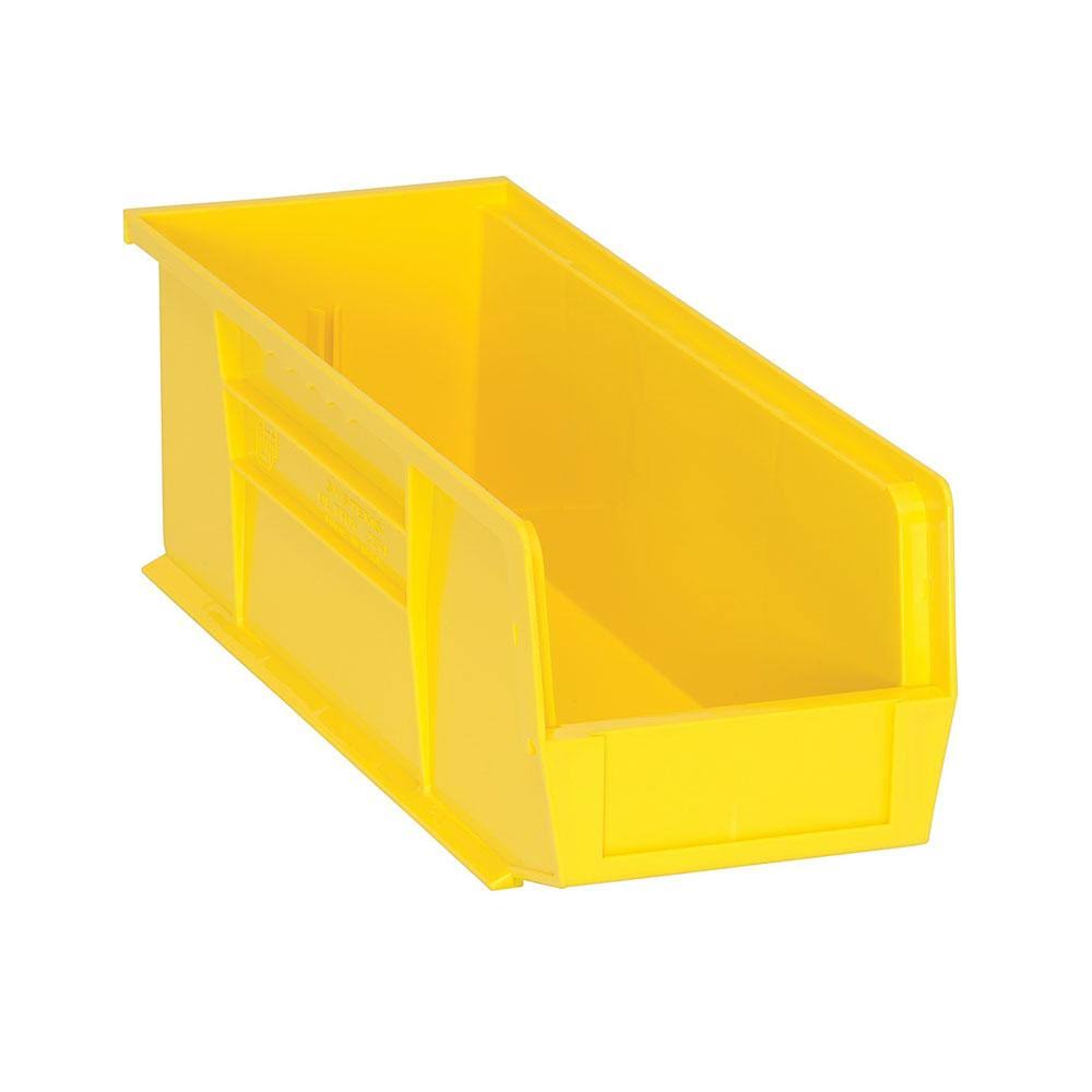 Quantum Ultra Stack and Hang Bin 14-3/4x22Lx 5-1/2x22W x 5x22H - Yellow Pack of 12