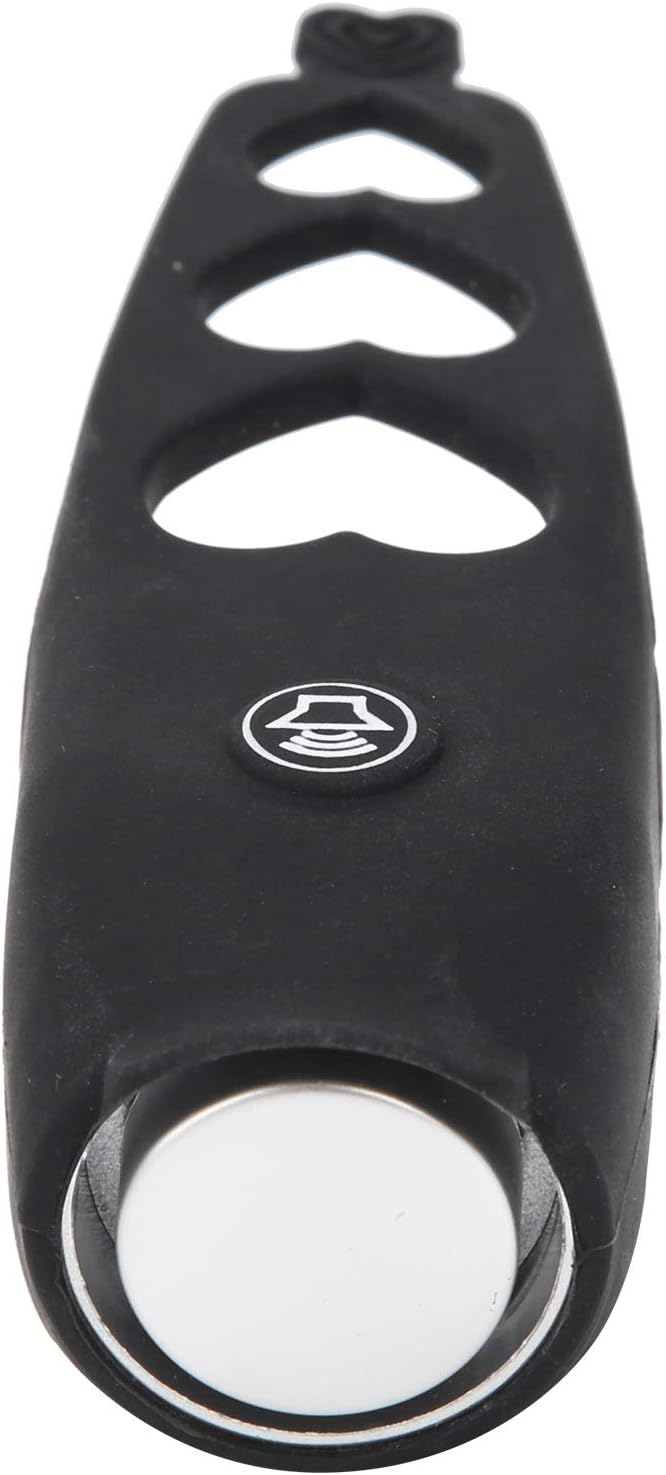 Keenso Loud Bicycle Horn, Outdoor 120dB Bicycle Electronic Horn Mountain Bike Handlebar Horns Bicycle Horn Alarm Cycling Accessory Black