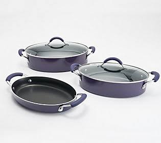 Rachael Ray 5-Piece Oven to Table Casserole Set ,Purple
