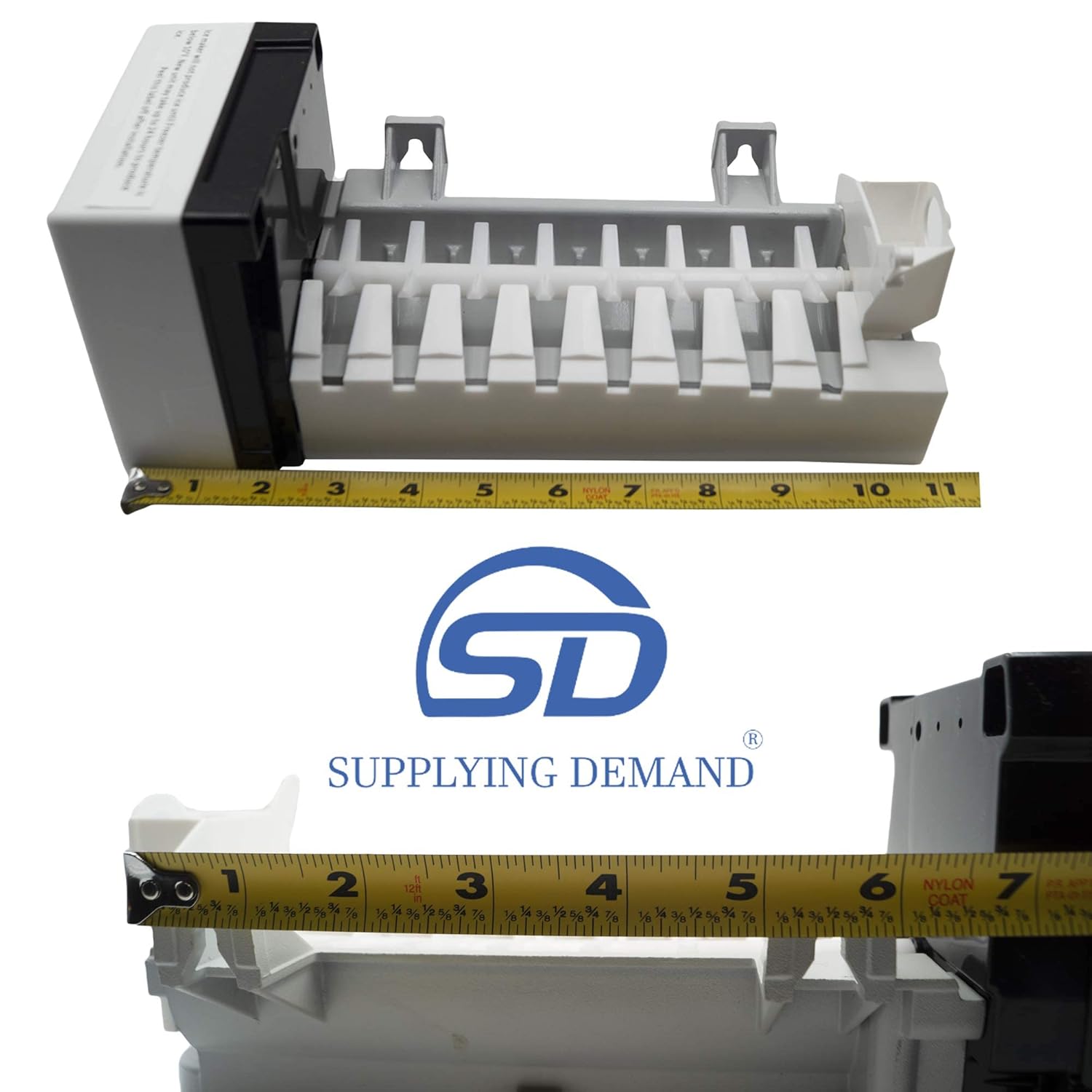 Supplying Demand W10300022 W10122556 Refrigerator Ice Maker Assembly Replaces AP6019085, PS11752389 Model Specific Not Universal