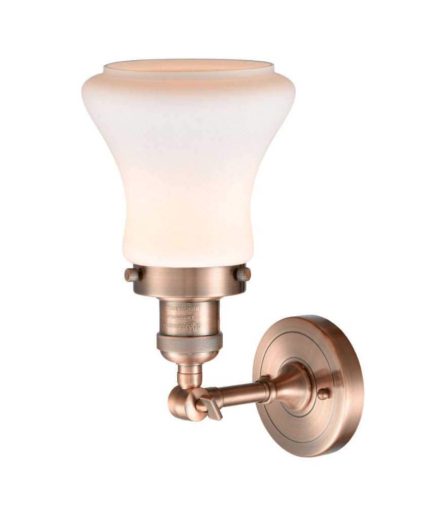 Innovations Lighting Bellmont 1 Light Sconce 203SW AC G192 (Antique Copper)