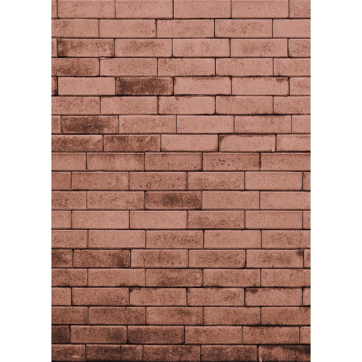 Westcott Brick Wall Matte Vinyl Backdrop with Hook-and-Loop A D0130-63X87-VY-RE