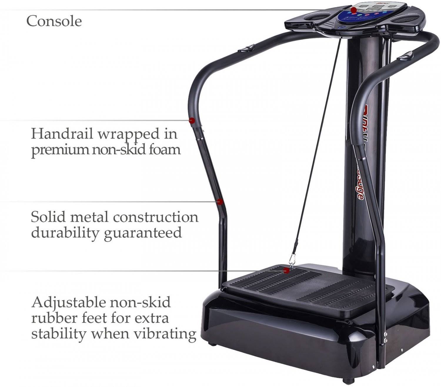 Pinty 2000W Whole Body Vibration Platform Exercise Machine with MP3 P