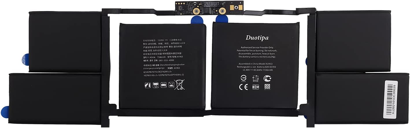 Duotipa A1953 Compatible with MacBook Pro 15