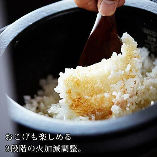 Tiger Rice Cooker 5.5 Go Pot Pressure IH Cooking JPH-A100-K Black Japan