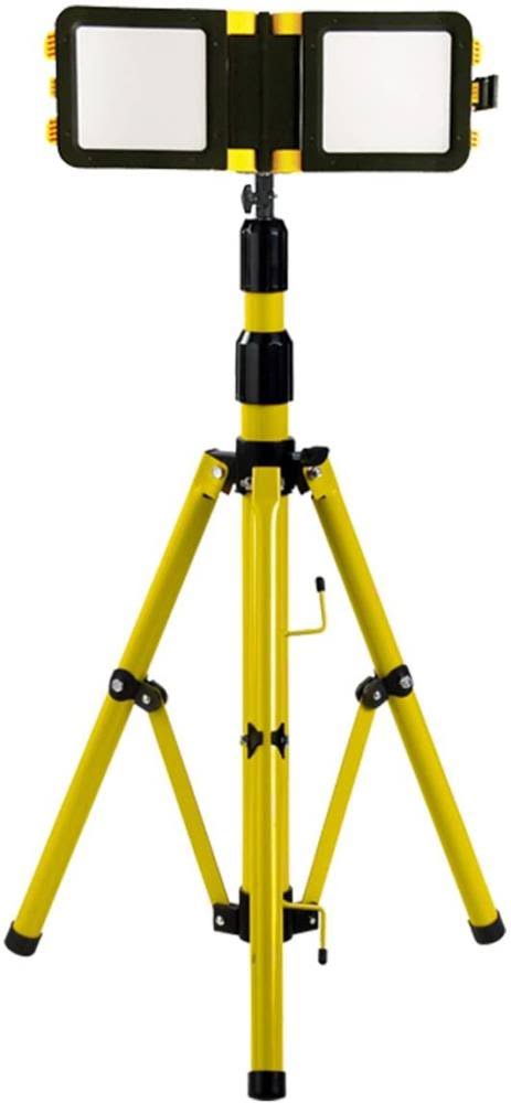 ProLight 514125 30 Watt Rechargeable Folding Work Light w/Tripod LED, Yellow/Black