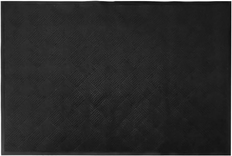 Generic 48 x 72 Indoor Entrance Mat for Home, Kitchen and Office - Premium Construction, Protects Floor Non-Slip Design &ndash; Durable, Flexible Long-Lasting Easy to Clean | Black