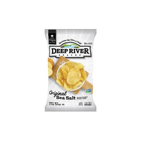 (price/case)deep River Snacks 20124 Kettle Potato Chip Original Salted 10-16 Ounce