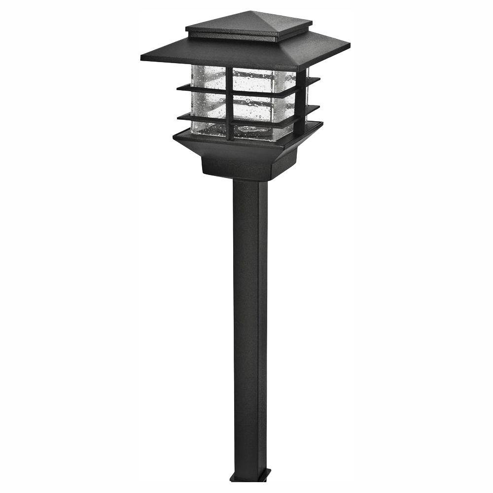 Hampton Bay Low-Voltage 3-Watt Black Outdoor Integrated LED Cast Aluminum Landscape Path Light