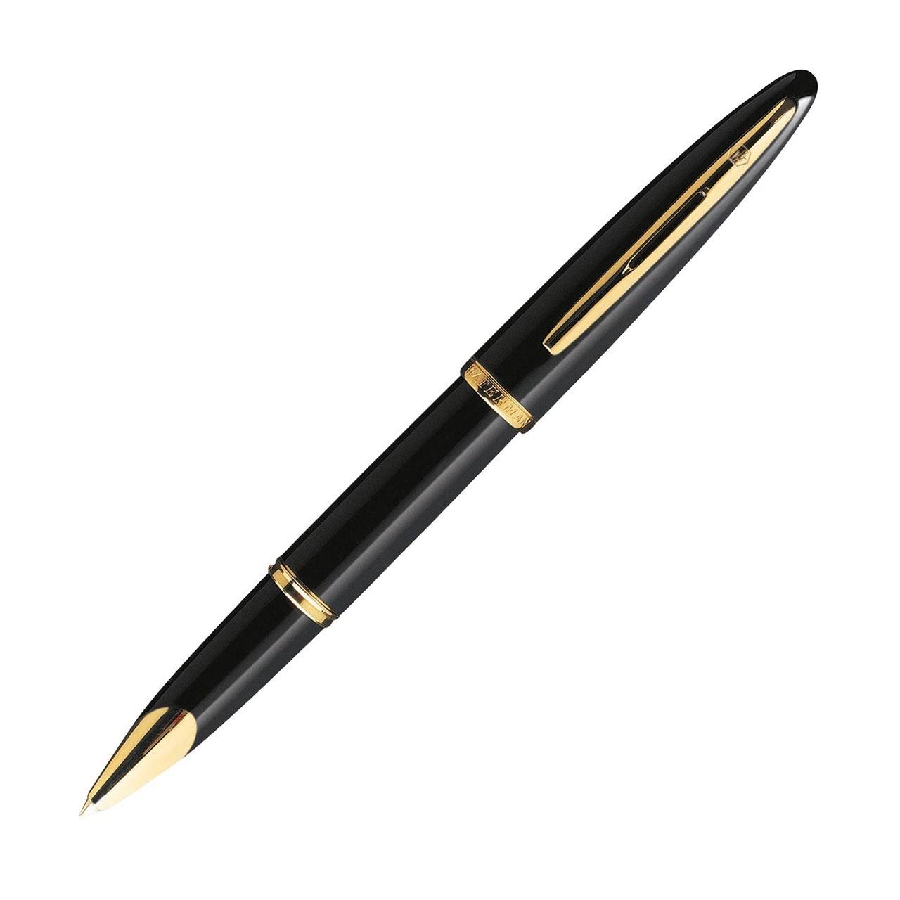 Waterman Carene Black u0026 Gold Rollerball Pen