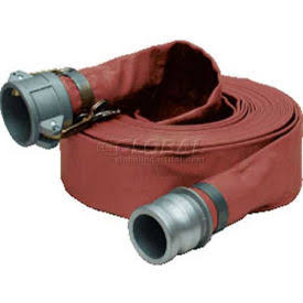 GoVets | Apache Hose u0026 Belting Co Inc 4x22 x 50& Medium Duty PVC Discharge Hose Coupled w/ C x E Aluminum Cam u0026 Groove F