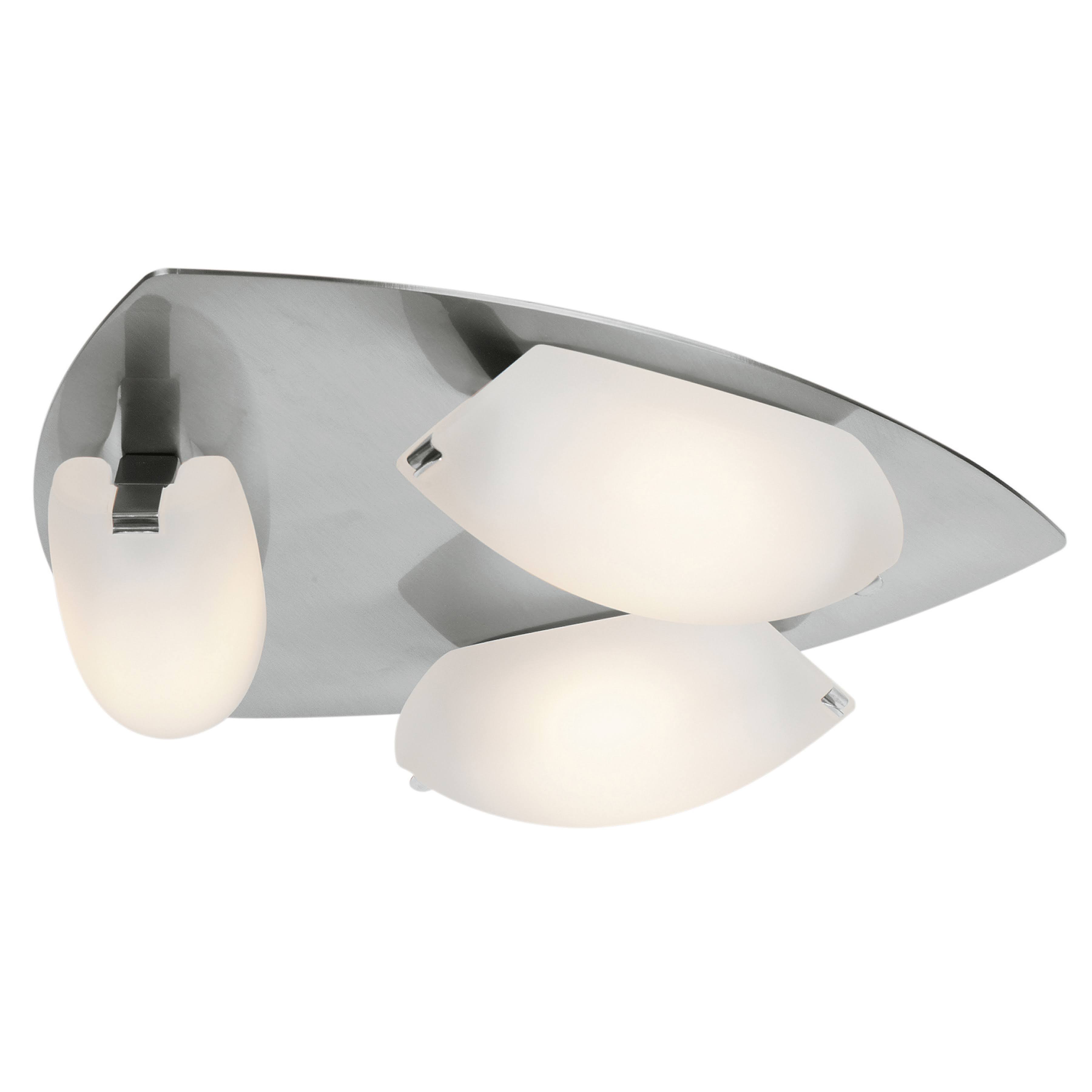 Access Lighting 63953LEDD-MC/FST Nido 3-Light Flush Mount in Matte Chrome
