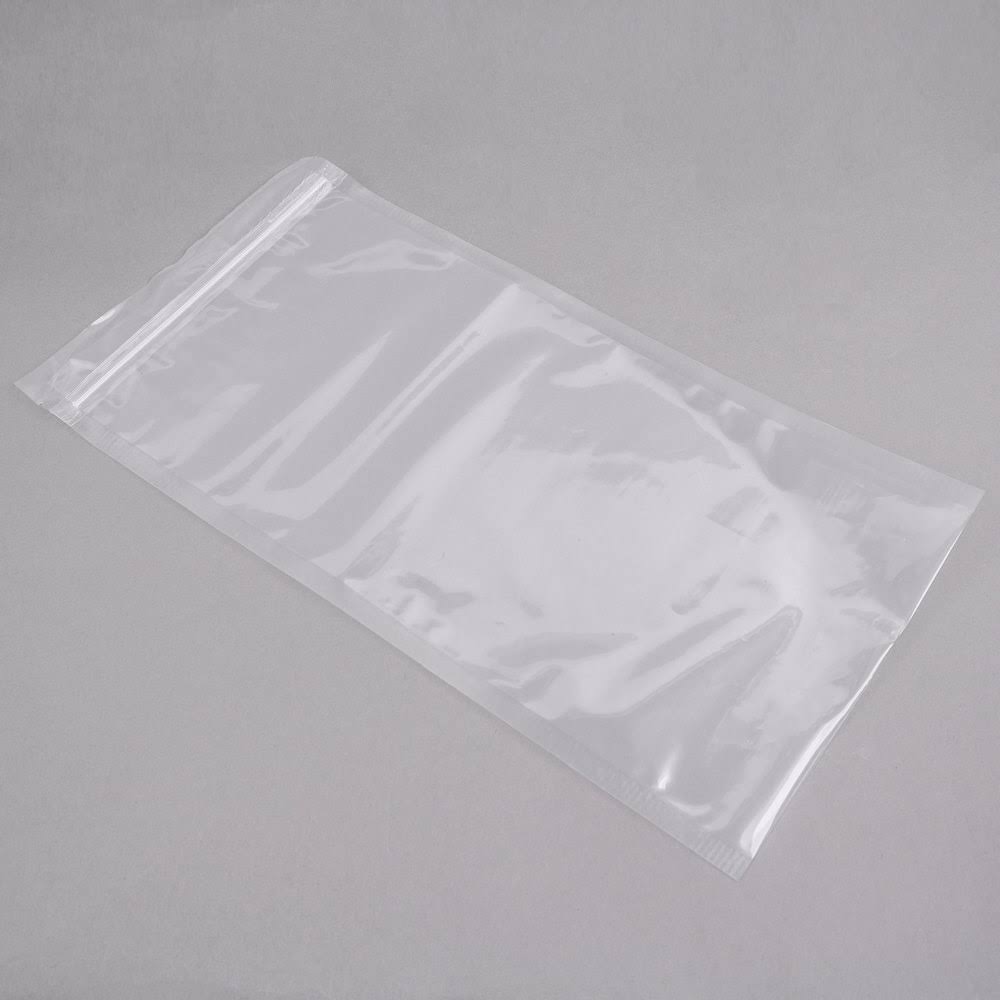 Vacmaster 50722 8x22 x 16x22 Zipper Vacuum Chamber Pouches 3-Mil 1000/Box