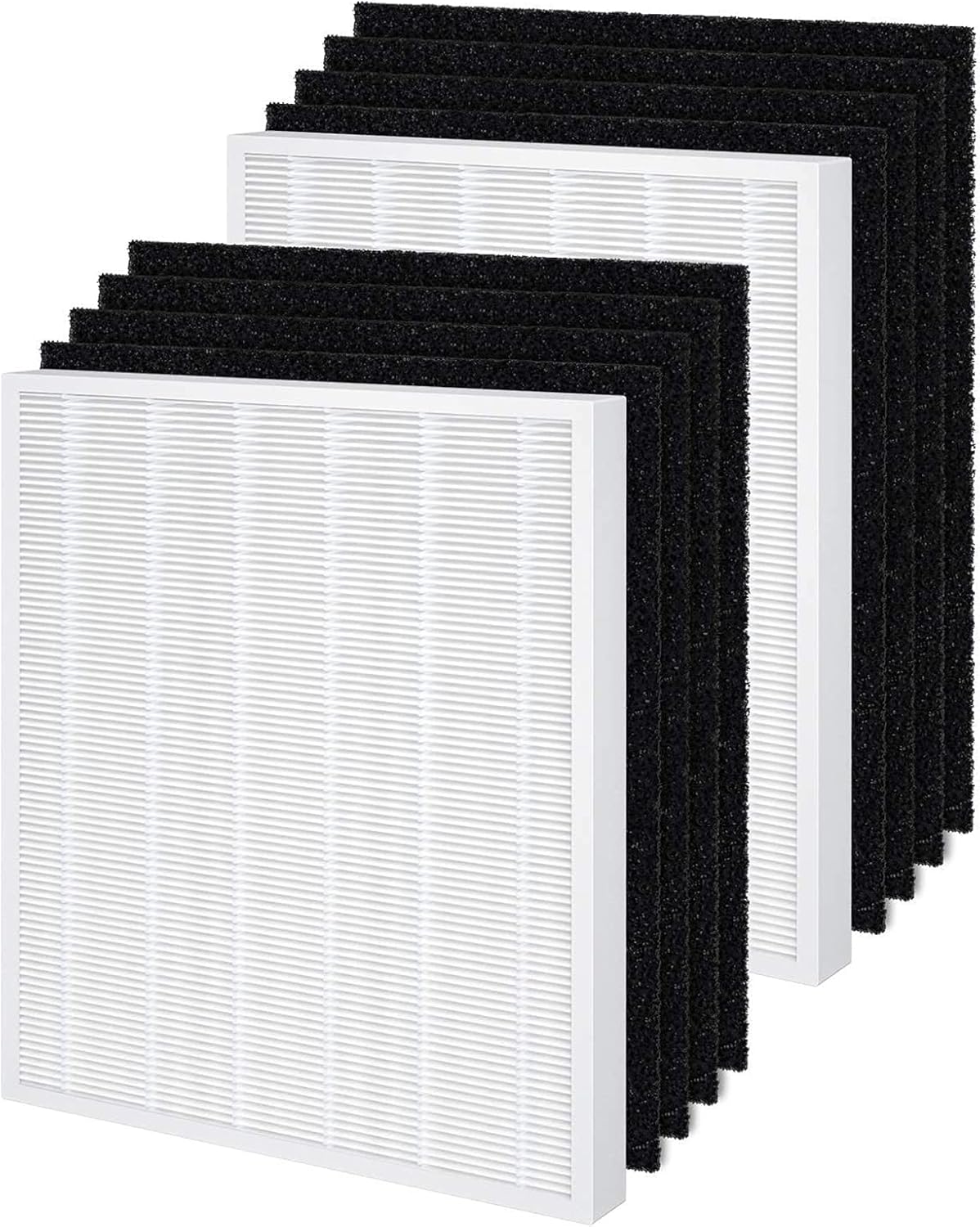 Fil-fresh 2-Pack AP-1512HH Filter Compatible with Coway Air Purifier, with 8 Carbon Pre-Filters, Part# 3304899