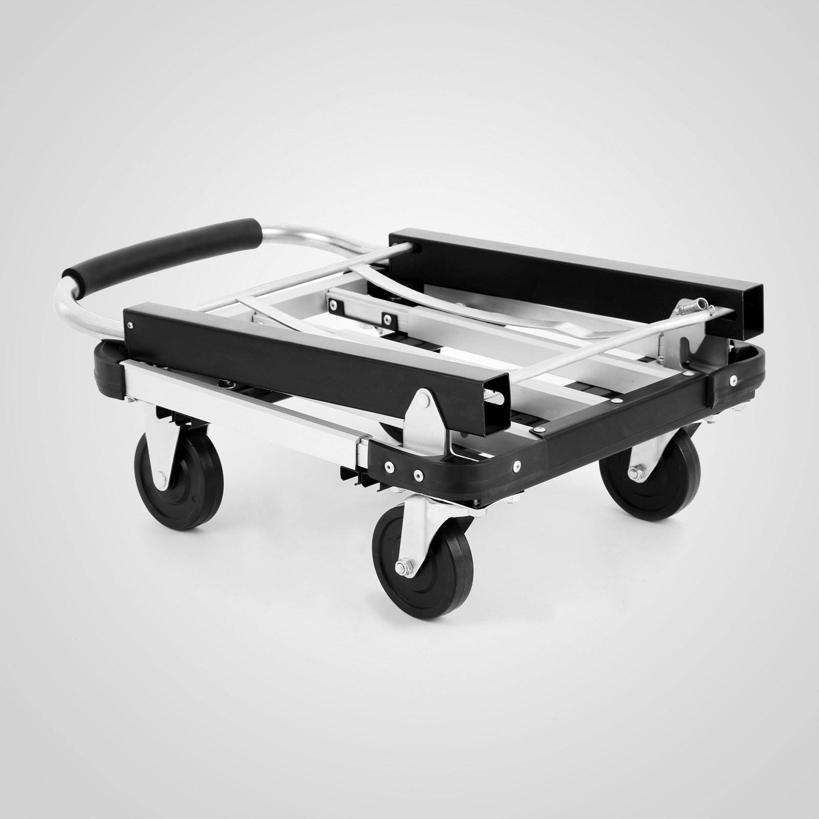 Vevor Aluminum Foldable Hand Truck Platform Cart 330lbs Capacity Multi-Function