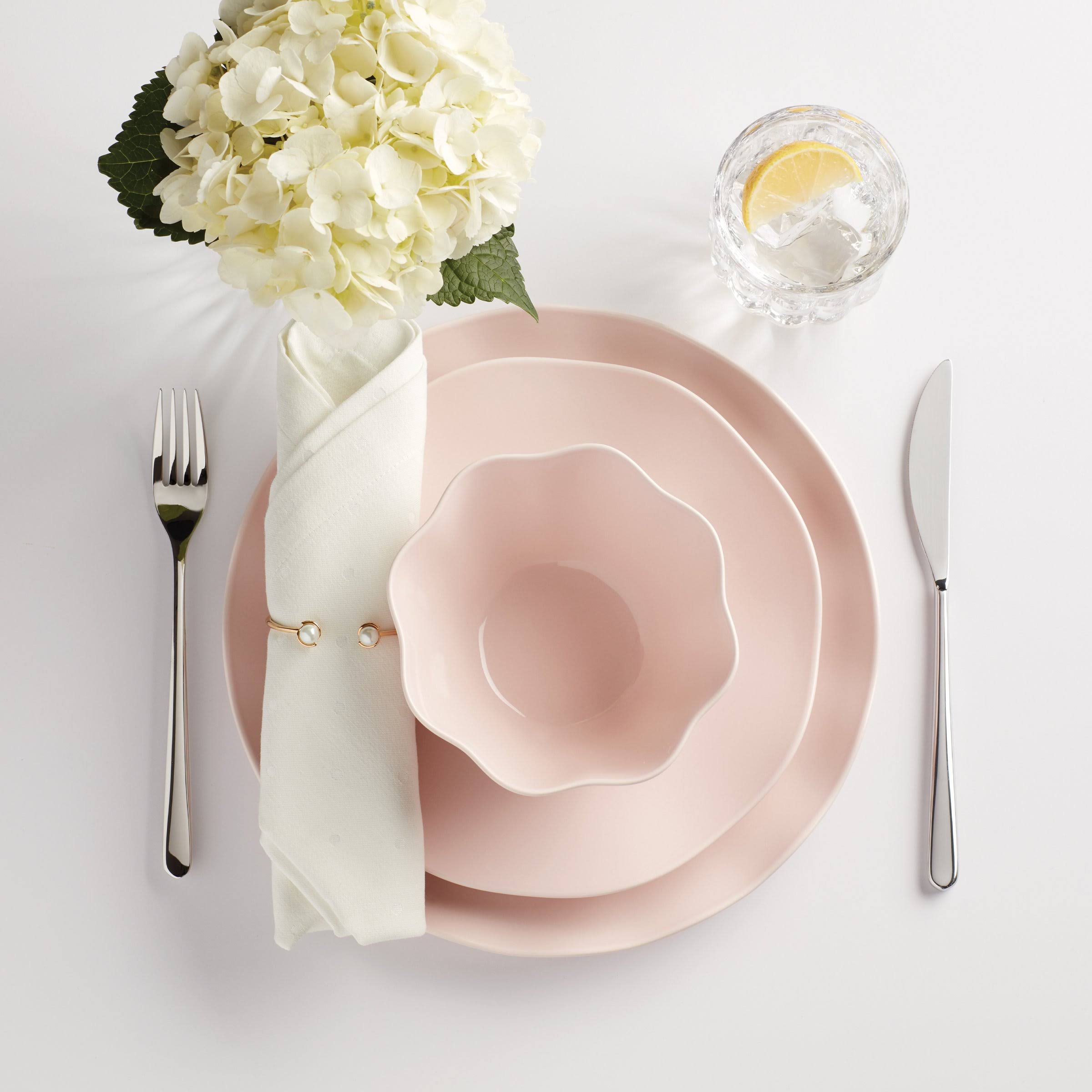 Kate Spade New York Petal Lane 3 Piece Place Setting - Blush