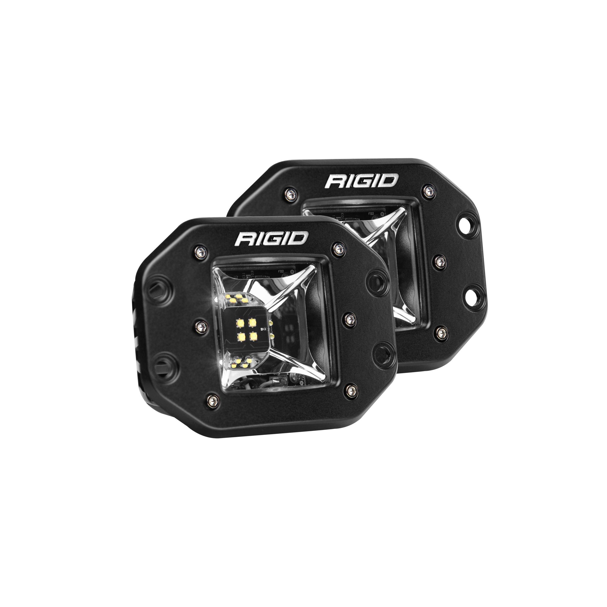 Rigid Industries 68210 Radiance Scene White Backlight Flush Mount Pair