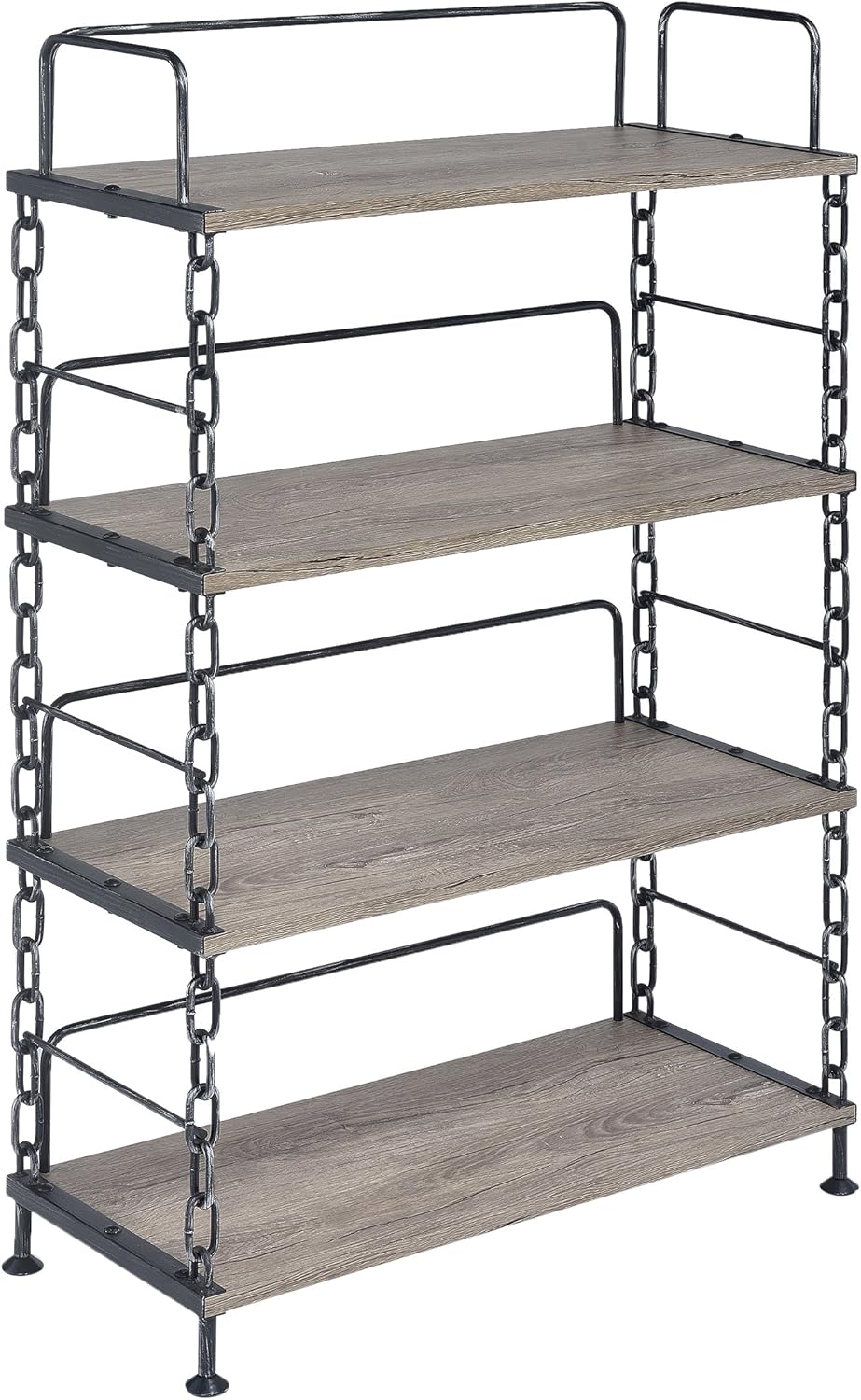 ACME Furniture Jodie Chair, Black PU & Antique Black