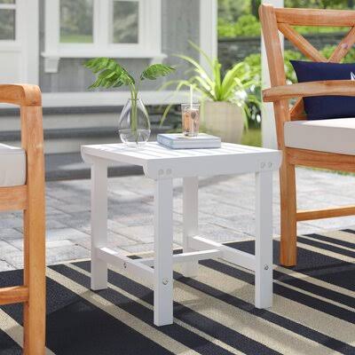 Amabel Wooden Side Table Beachcrest Home