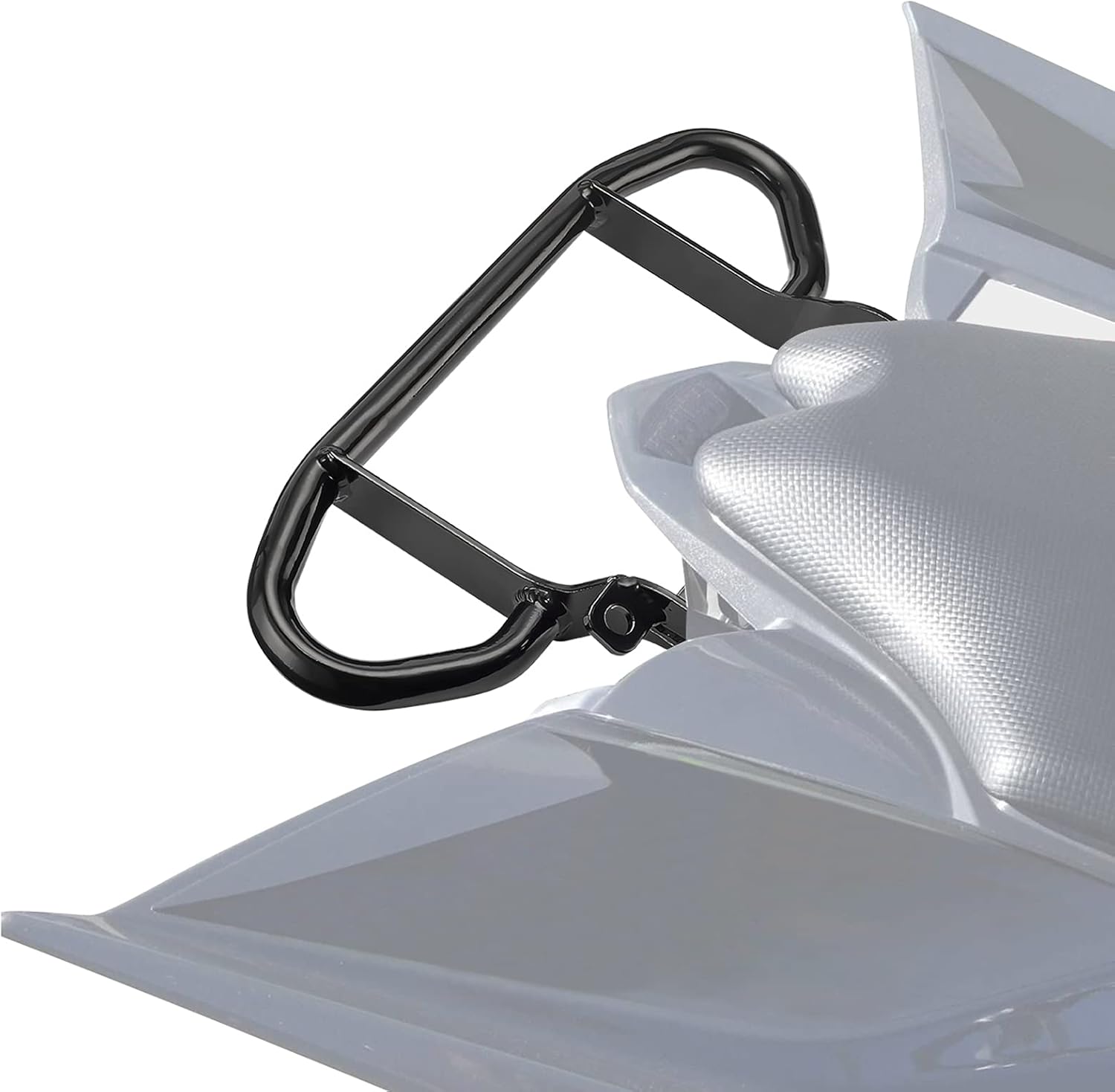 Kemimoto ATV Rear Grab Bar with Integrated Flag Bracket Compatible with 2009- 2018 YFZ450R YFZ450X