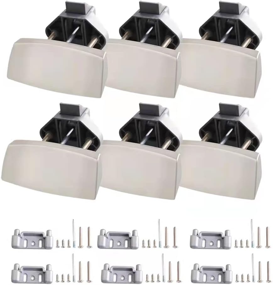 New RV Ship Trailer kirsite Cabinet Lock Drawer Lock Cabinet Door Lock Iron Cabinet Lock 6pcs Pack of 2