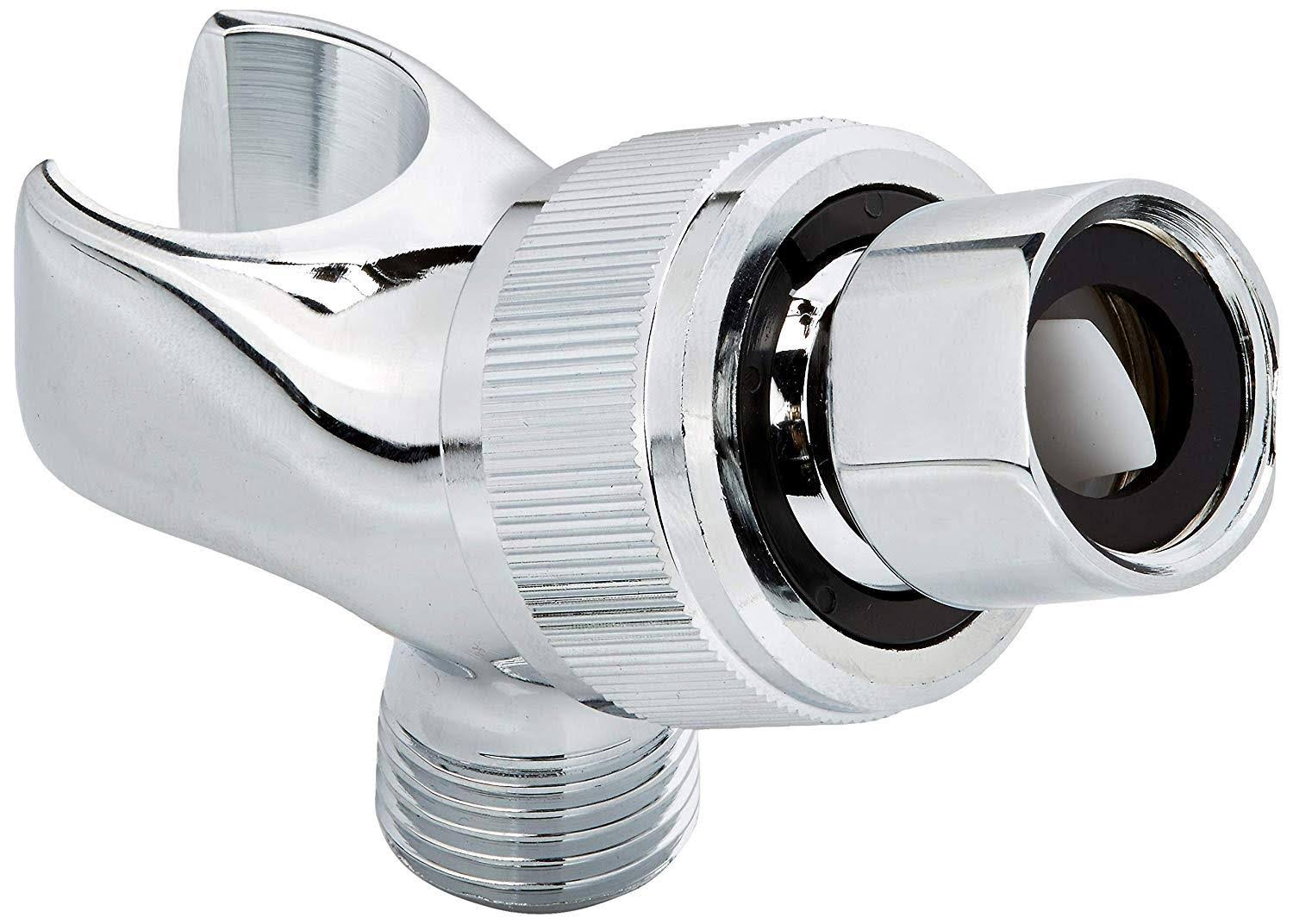 Jaclo 8023-PCH Drop-In Showerarm Mount, Polished Chrome, White