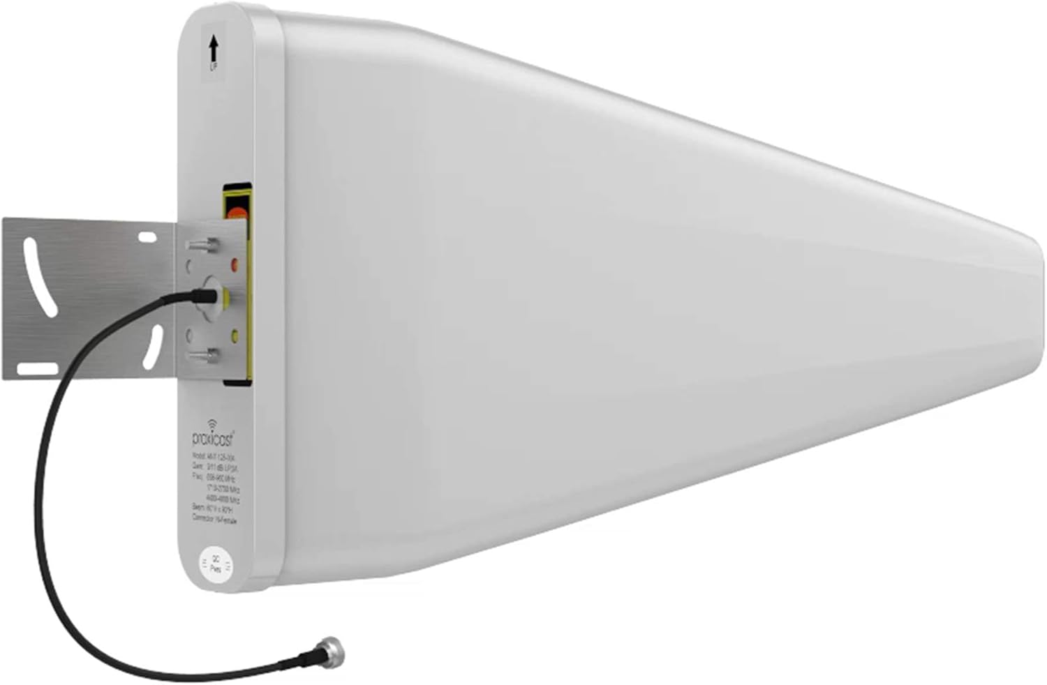 Proxicast 9/11 dBi Ultra Broadband LPDA High Gain 3G/4G/LTE/xLTE/Wi-Fi/Public Safety Band Fixed Mount Directional Antenna (698-960/1710-2700/4400-4900 MHz) (Renewed) Pack of 2