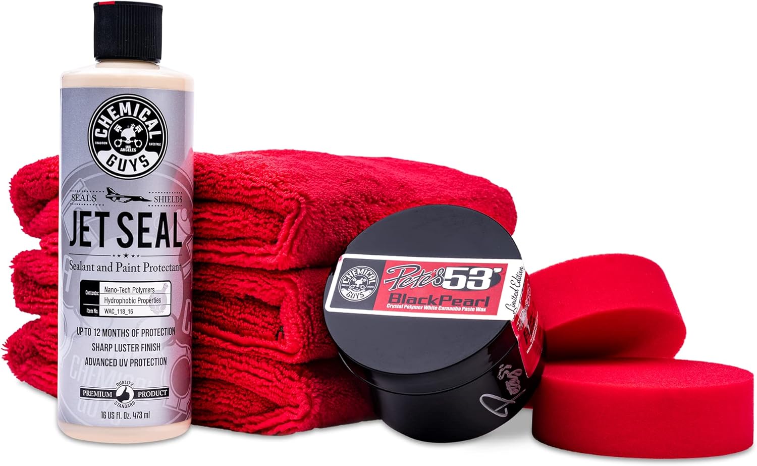 Chemical Guys HOL_111 JetSeal & Pete's 53 Paint Protection and Shine Kit Pack of 2