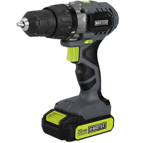 Ningbo Gemay Industry 211892 Compact Cordless Drill Kit, 20-Volt Lithium-Ion, 3/8-In.