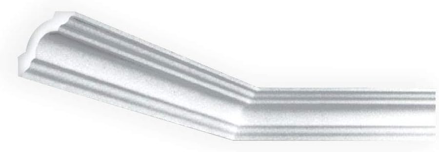 A la Maison Ceilings KL50pw-5 Mgiuel DIY Glue-up Foam Crown Molding (Pack / 32.5 ln. ft.), White Pack of 2