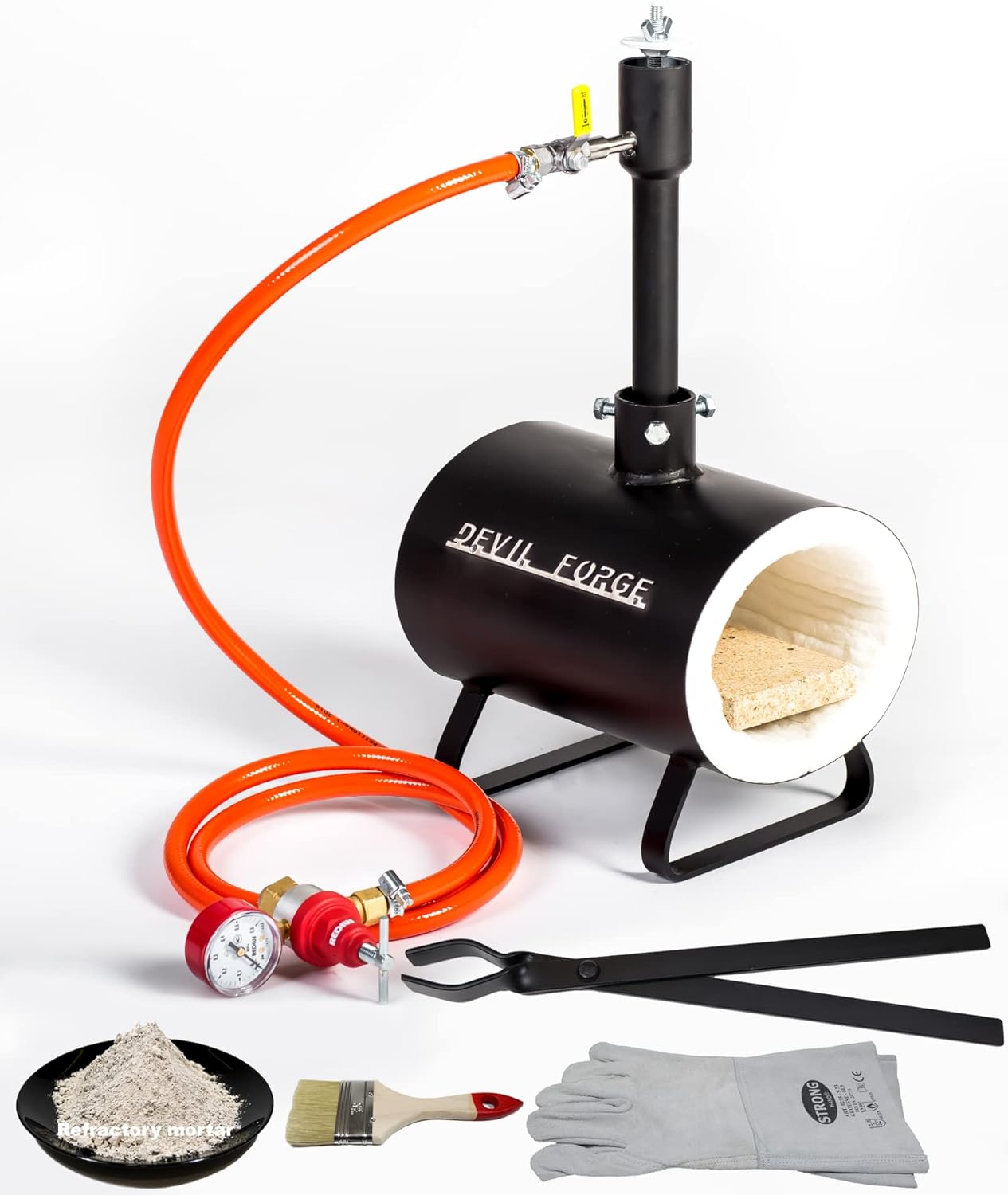 Gas Propane Forge - DFSW | with 1 DFP (80,000 BTU) Burner | Knife Making Farrier Blacksmith