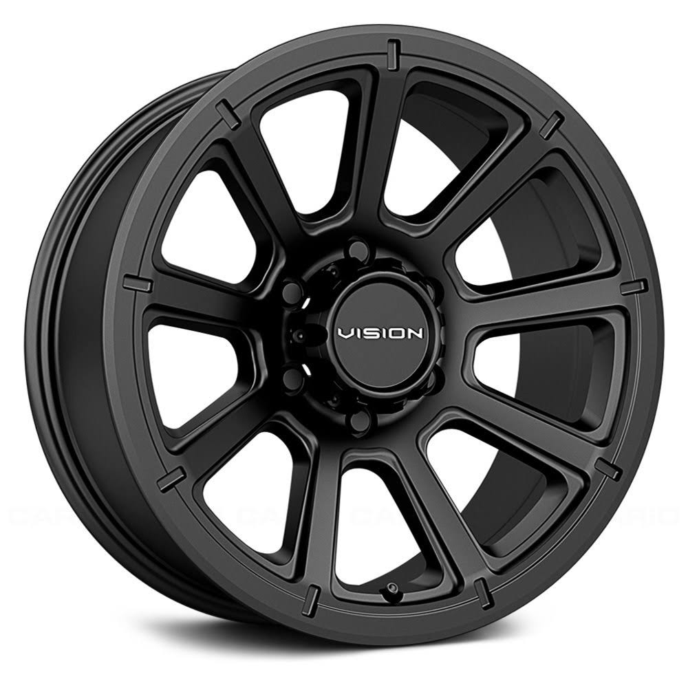 Dodge Durango Vision Matte Black Turbine Wheels