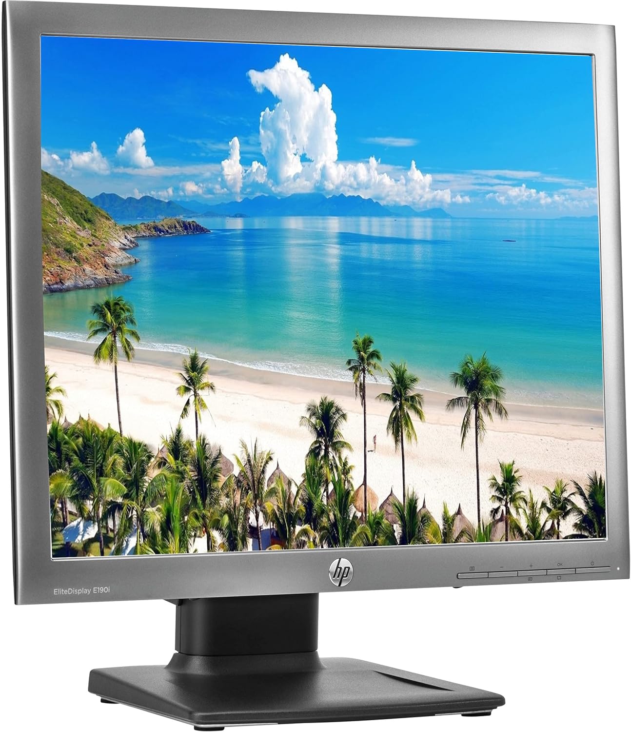 HP E190i LED-Backlit 19 Inch Anti-Glare (1280 x 1024) Monitor, Display Port, VGA Port and DVI, 16.7 Million Colors, 178 Degree Viewing Angle, 8ms Respond Time (Renewed)
