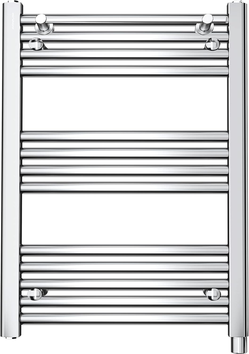 AVONFLOW Free Standing Heated Towel Rack Towel Warmer Heater with Timer 250W ETL Certificated Matte Black