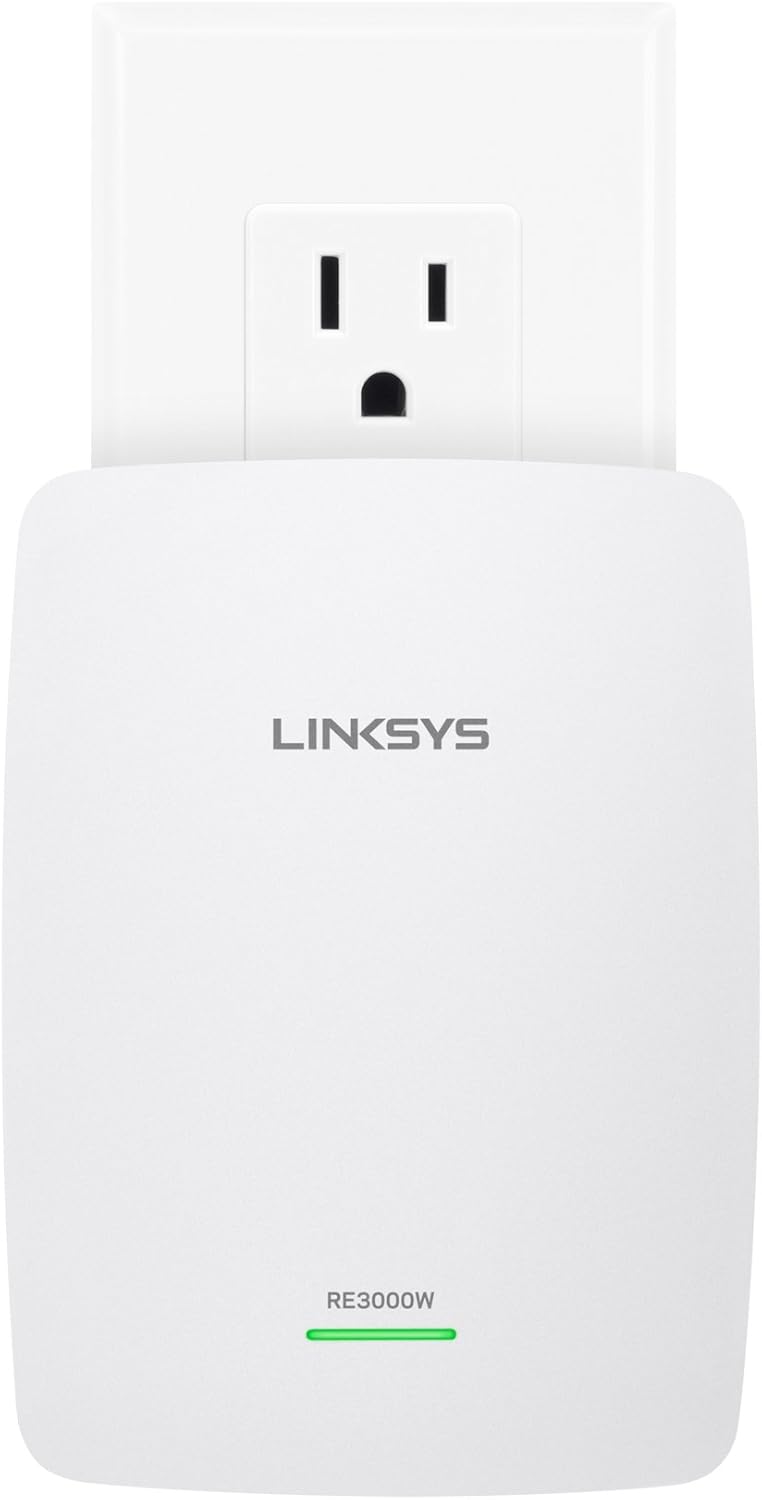 Linksys RE3000W N300 Wi-Fi Range Extender (RE3000W) Pack of 2