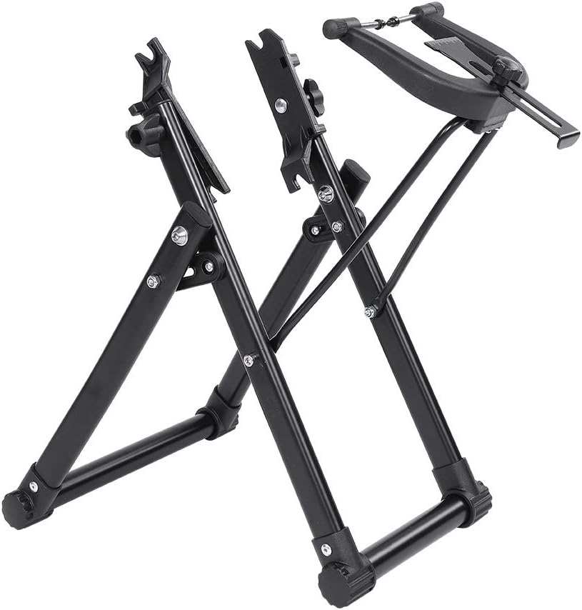 Bike Wheel Truing Stand, Professional Bicycle Tire Truing Stand Easy to Use Bicycle Wheel Maintenance Cycling Accessory Parts Bicycle Stand Suitable for 16-29 inch Tire Mountain Bike