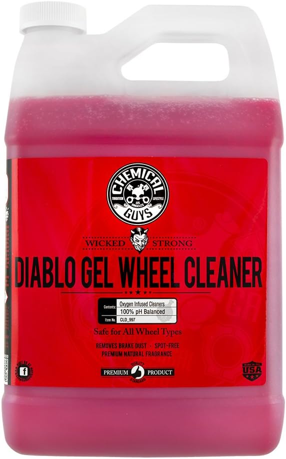 Chemical Guys CLD_997 Diablo Wheel Gel Concentrated Wheel Cleaner (Safe on All Wheel & Rim Finishes), 1 Gallon Pack of 2