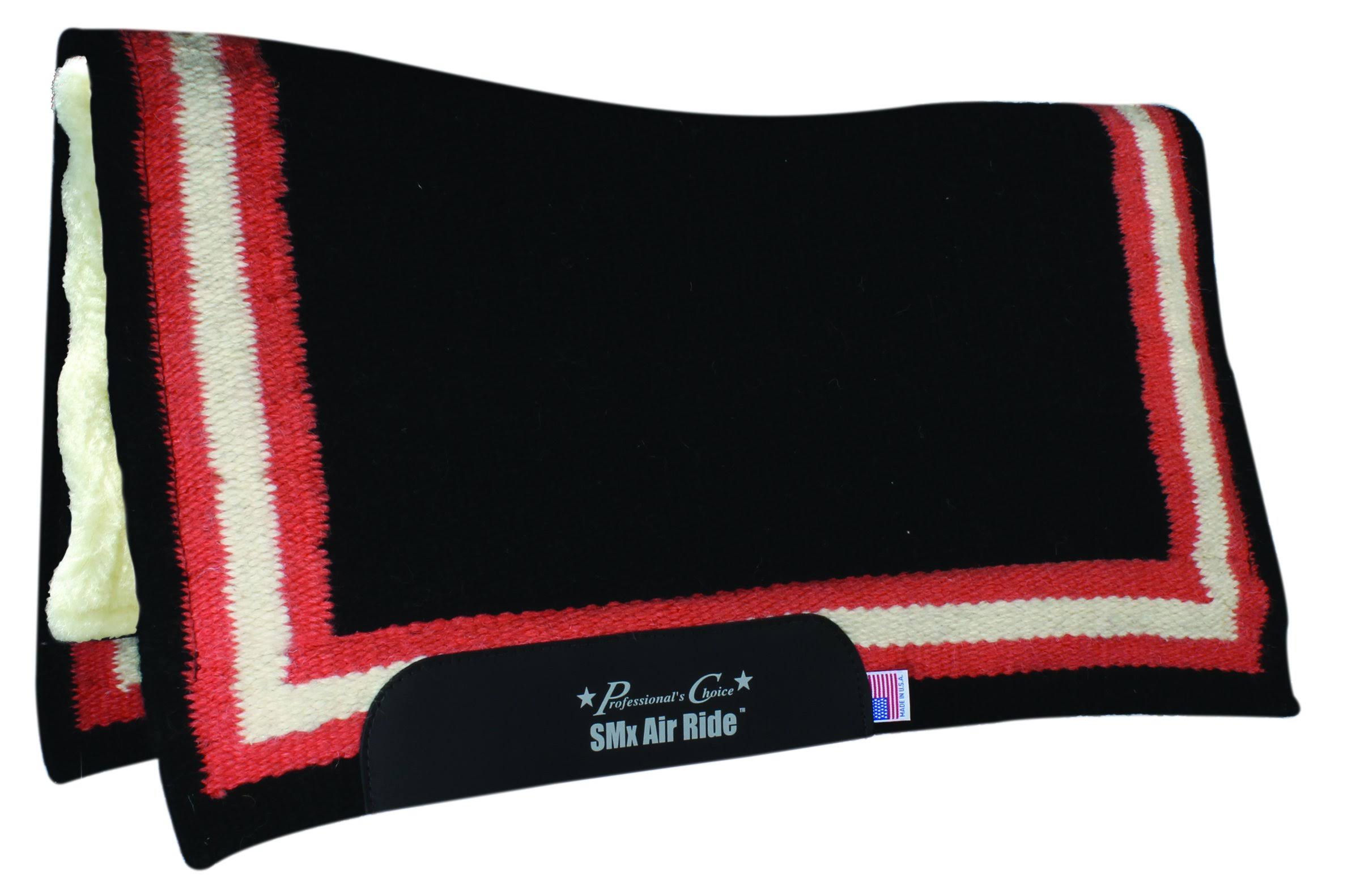 Professional&s Choice SMX 33x38 Border Pad - 33x38 / Black/Melon