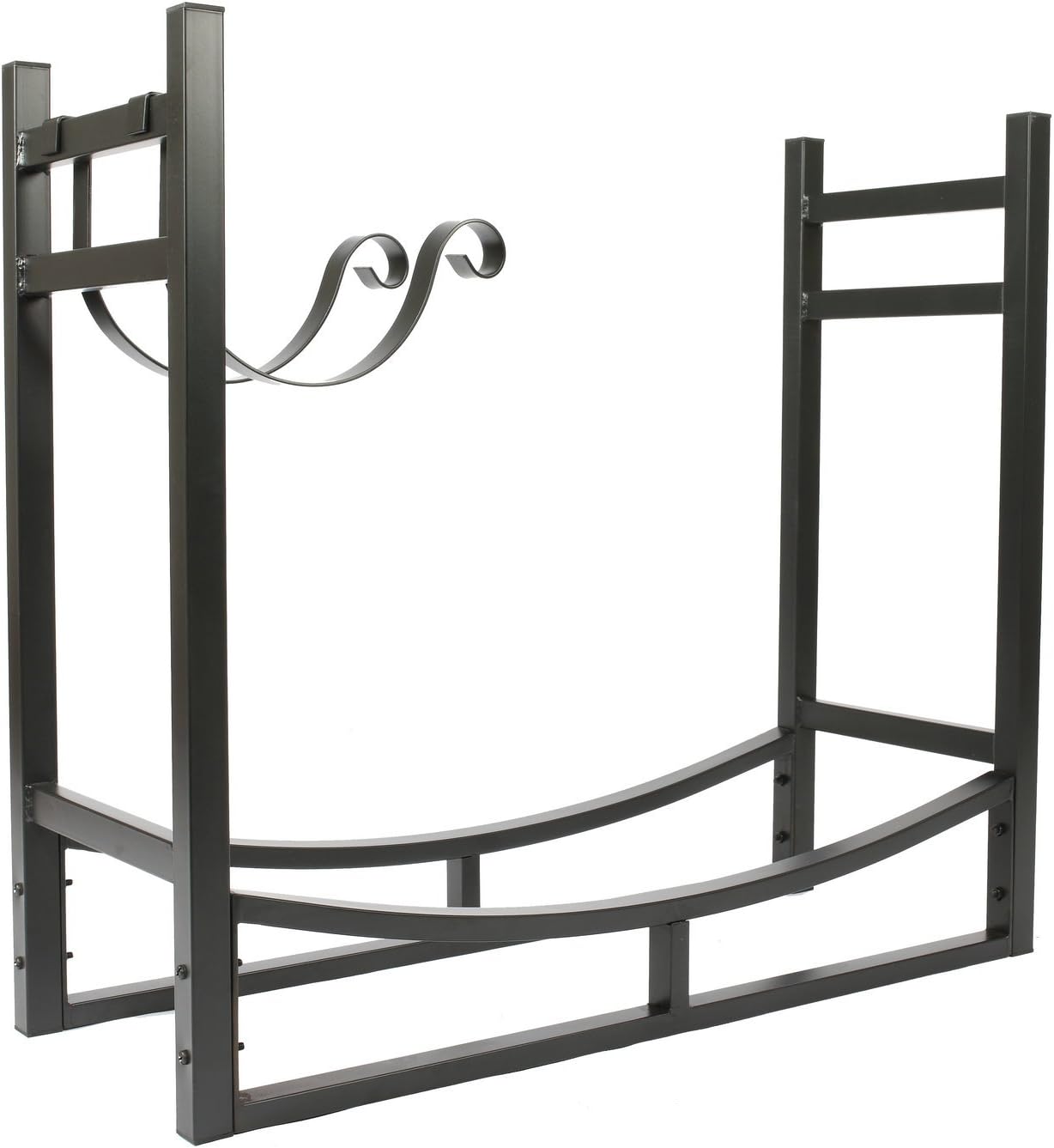 1. GO 3 Feet Indoor/Outdoor Heavy Duty Firewood Log Rack with wood Holder, 30 Inch Tall