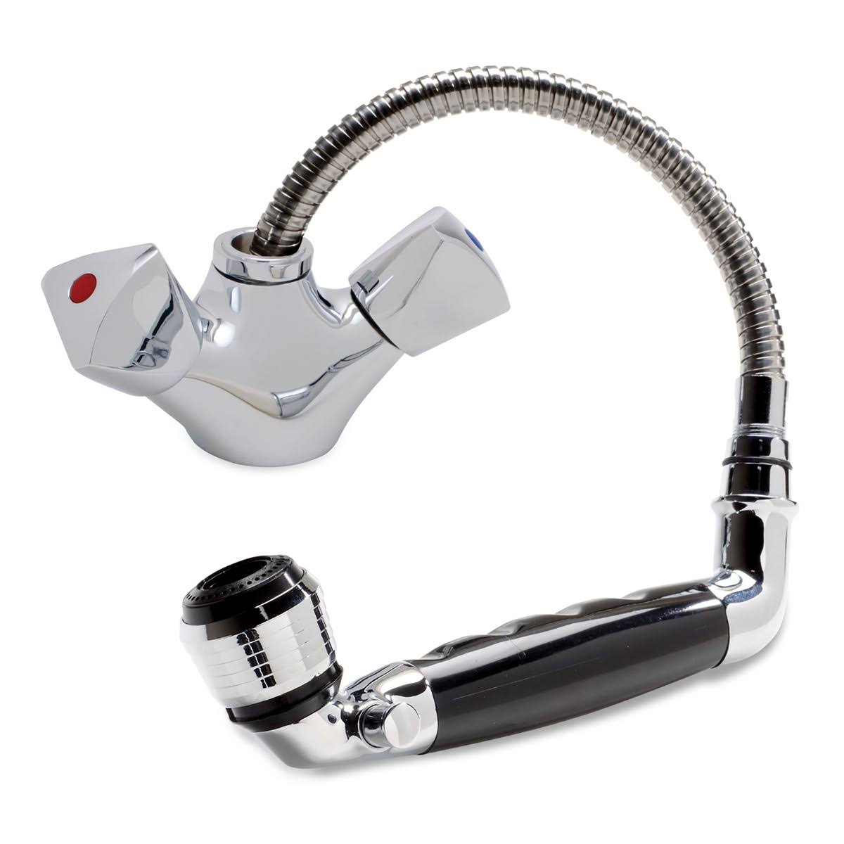 Ambassador Marine Trinidad- Head/Shower Combo Faucet (Classic Black Sprayer)