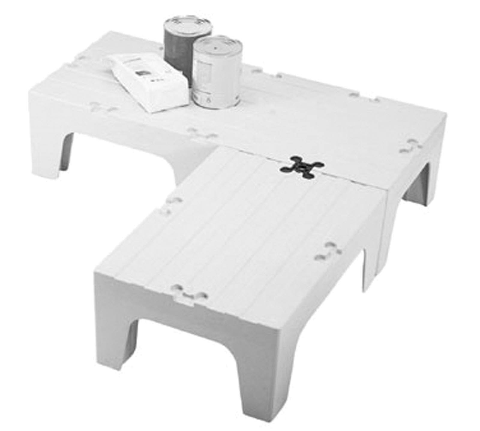 Cambro Solid Dunnage Rack - 48x22Wx21x22Dx12x22H, Gray