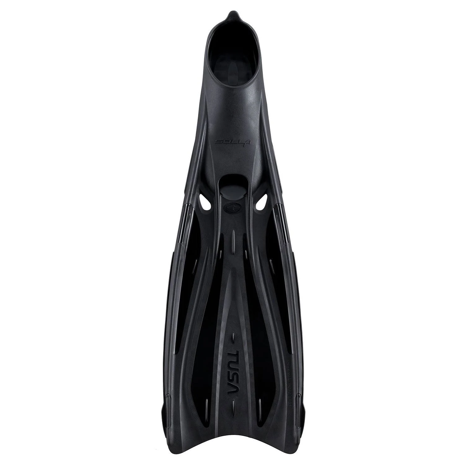 Tusa Solla Full Foot Fins (Black, X-Large)