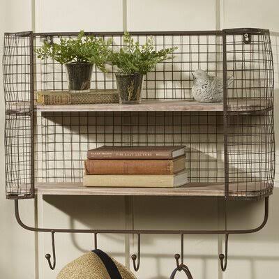 8.3x22 x 20.1x22 x 21.9x22 Thomas 2 Tier Wall Shelf Gracie Oaks